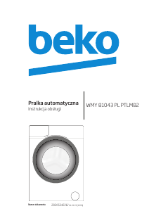 Instrukcja BEKO WMY 81043 PL PTLMB2 Pralka