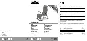 Manual Florabest IAN 311063 Cadeira de jardim