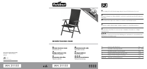Manual Florabest IAN 311155 Garden Chair