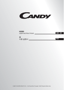 Handleiding Candy CH932KJM Kookplaat