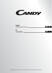Handleiding Candy CH933FCO Kookplaat