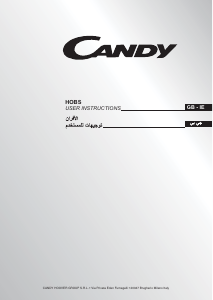 Handleiding Candy CVG75SWGNX LPG Kookplaat