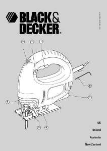 Handleiding Black and Decker KS400EA Decoupeerzaag