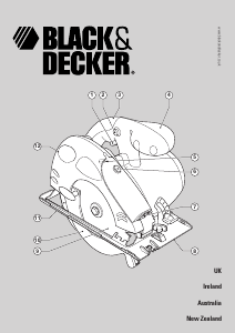 Handleiding Black and Decker KS66L Cirkelzaag