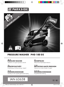 Manual Parkside PHD 100 D2 Pressure Washer