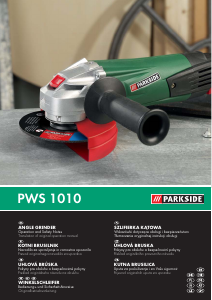 Manual Parkside PWS 1010 Angle Grinder