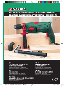 Manual de uso Parkside PSB 1050 A1 Martillo perforador