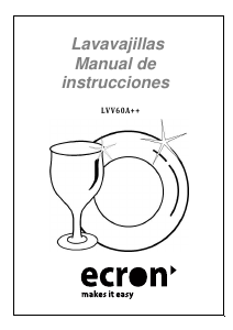 Manual de uso Ecron LVV60 Lavavajillas