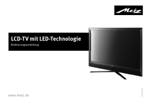 Bedienungsanleitung Metz Merio 37TU15 LED fernseher