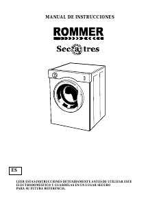 Manual de uso Rommer Secatres Secadora