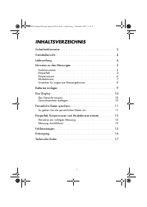 Bedienungsanleitung Medion MD 10826 Waage