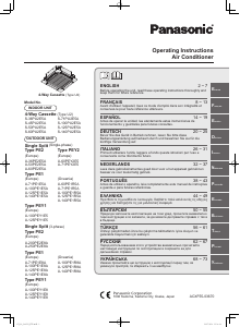 Manual Panasonic S-36PU2E5A Air Conditioner