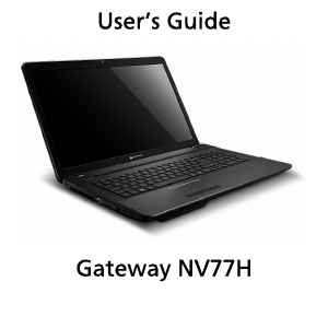 Handleiding Gateway NV77H Laptop