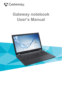 Handleiding Gateway NE571 Laptop