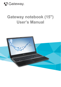 Manual Gateway NE572 Laptop