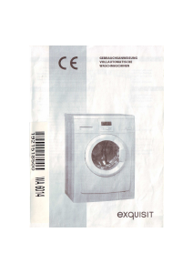 Bedienungsanleitung Exquisit WA 6014 Waschmaschine