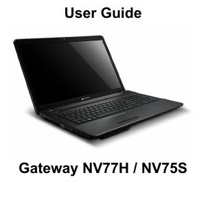 Handleiding Gateway NV75S Laptop