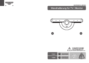 Bedienungsanleitung Ricoo F0844 Wandhalterung