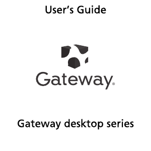 Handleiding Gateway SX2370 Desktop