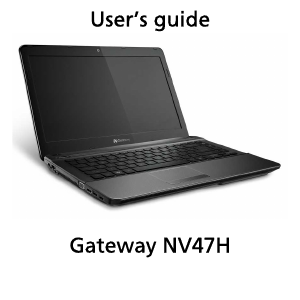 説明書 Gateway NV47H ノートパソコン