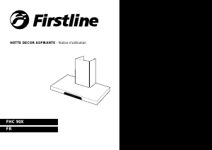 Mode d’emploi Firstline FHC90X Hotte aspirante