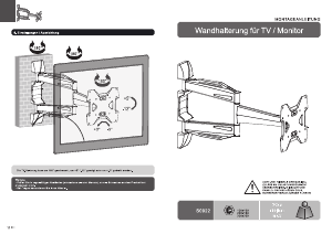 Bedienungsanleitung Ricoo S0922 Wandhalterung