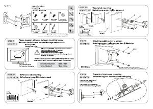 Manual Ricoo S1211 Wall Mount