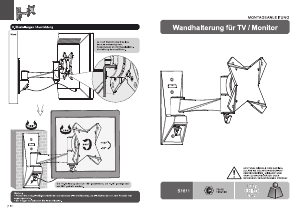 Bedienungsanleitung Ricoo S1611 Wandhalterung