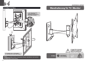 Bedienungsanleitung Ricoo S1622 Wandhalterung