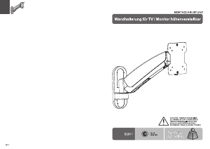 Bedienungsanleitung Ricoo S2611 Wandhalterung