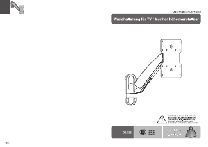 Bedienungsanleitung Ricoo S2622 Wandhalterung