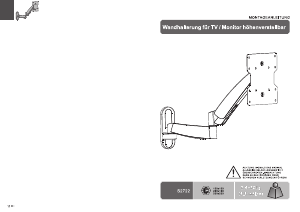 Bedienungsanleitung Ricoo S2722 Wandhalterung