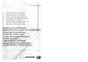 Manual Fagor SFE-820CE Máquina de secar roupa