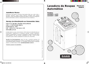 Manual Dako LDI1024 Economaxi Máquina de lavar roupa