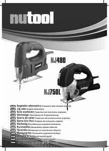Manual de uso Nutool JN480 Sierra de calar