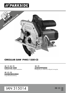 Manual Parkside IAN 315014 Circular Saw