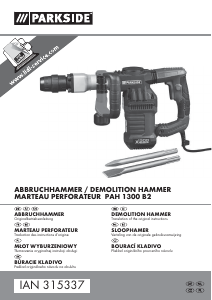 Manual Parkside IAN 315337 Demolition Hammer