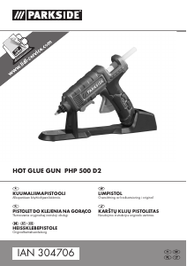 Instrukcja Parkside PHP 500 D2 Pistolet klejowy