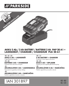 Handleiding Parkside IAN 301897 Batterijlader