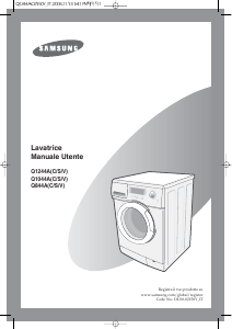 Manuale Samsung Q844AC Lavatrice