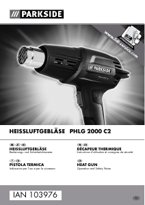 Manuale Parkside PHLG 2000 C2 Pistola ad aria calda