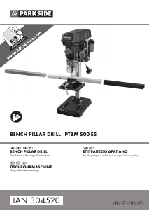 Manual Parkside PTBM 500 E5 Drill Press