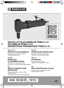 Manual Parkside PDBN 6.3 A1 Nibbler