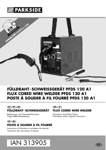 Bedienungsanleitung Parkside PFDS 120 A1 Schweissgerät