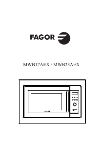 Manual de uso Fagor MWB-23AEX Microondas