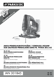 Manual Parkside PSTDA 20-Li A2 Jigsaw