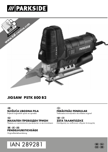 Bedienungsanleitung Parkside IAN 289281 Stichsäge