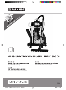 Mode d’emploi Parkside PNTS 1500 C4 Aspirateur