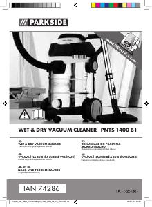 Manual Parkside IAN 74286 Vacuum Cleaner