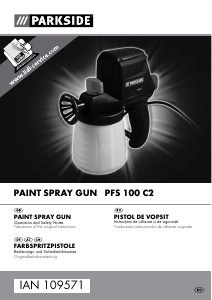 Manual Parkside PFS 100 C2 Paint Sprayer